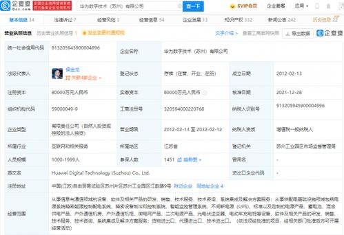 華為戰(zhàn)略調(diào)整再落子 蘇州華為數(shù)字技術(shù)股權(quán)轉(zhuǎn)讓，數(shù)字能源板塊接盤深化業(yè)務(wù)協(xié)同